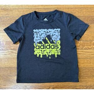 Adidas Boys' Slime Logo Performance Shirt Size 4